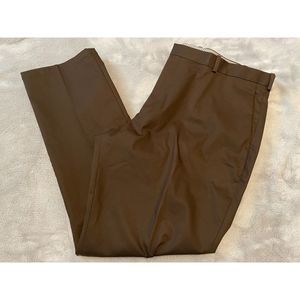 Perry Ellis Portfolio Men's Travel Luxe Chino Slim Fit Pants Brown 40 x 32 NWT